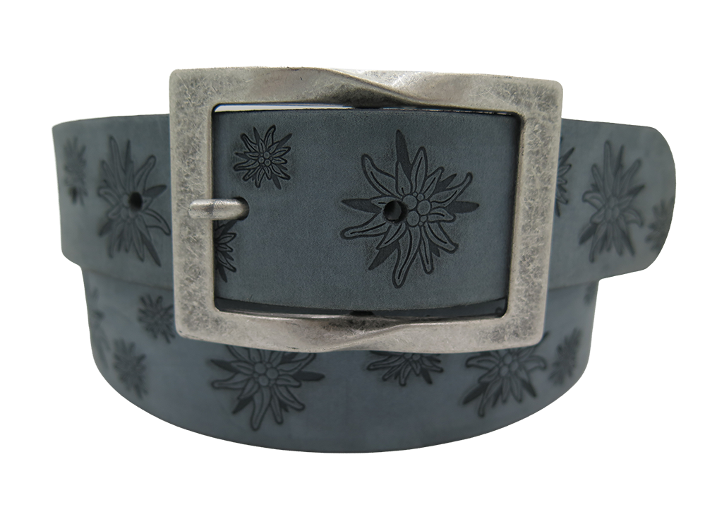 Ledergurt Branding Edelweiss 40mm (11069/60AS-40)